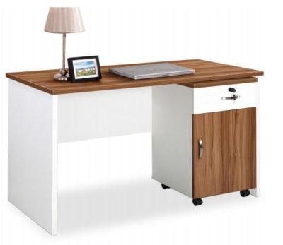 Cheap Office Desk with Side Office Table Office Furniture New Design Computer Table