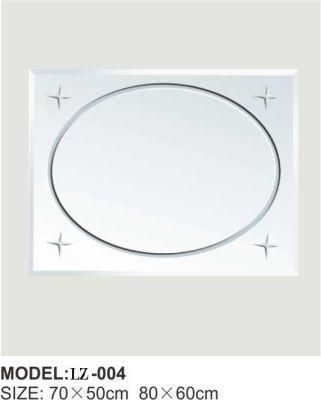 High Quality Decorative Silver Bathroom Mirror (LZ-004)