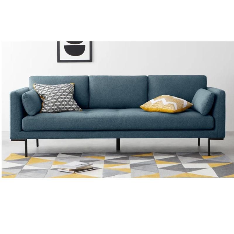 2021 Latest Design Modern Living Room Couch Fabric 1-3 Seater Sofa