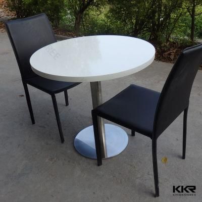 Round Fast Food Furniture Restaurant Dining Tables