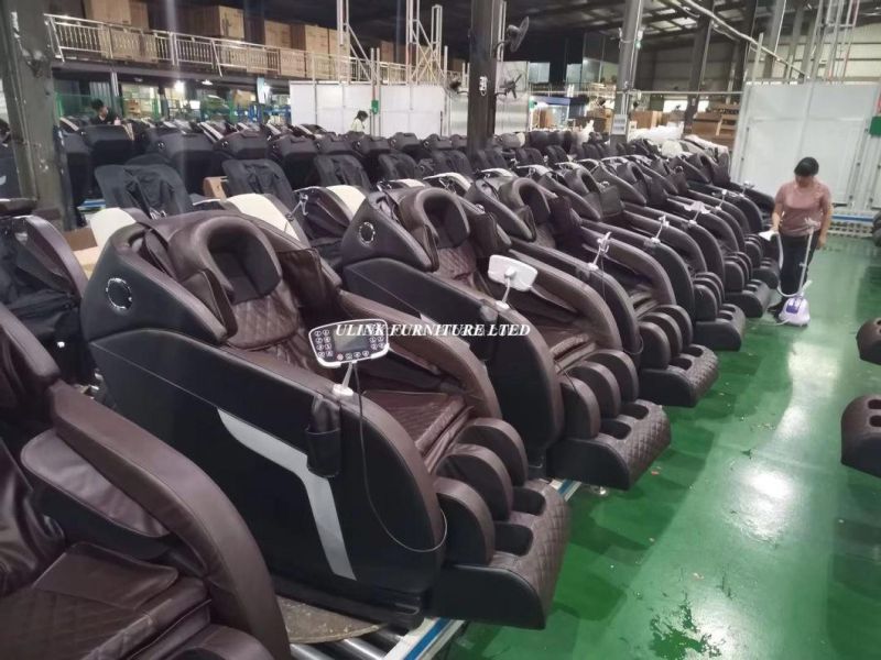 Made in China Home Leather Recliner Customized Furniture 4D Zero Gravity Massage Chairs