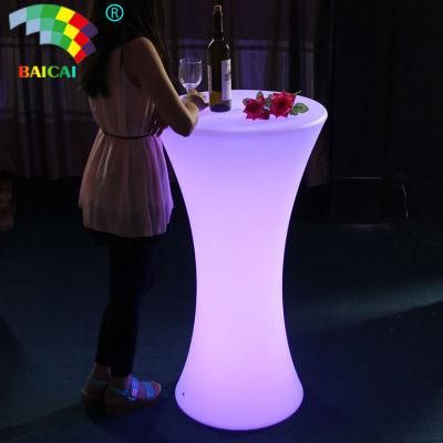 Rechargeable LED Bar Table with Remote