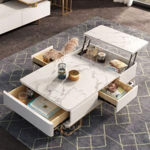 Modern Multifunctional Lift-Top Storage Coffee Table