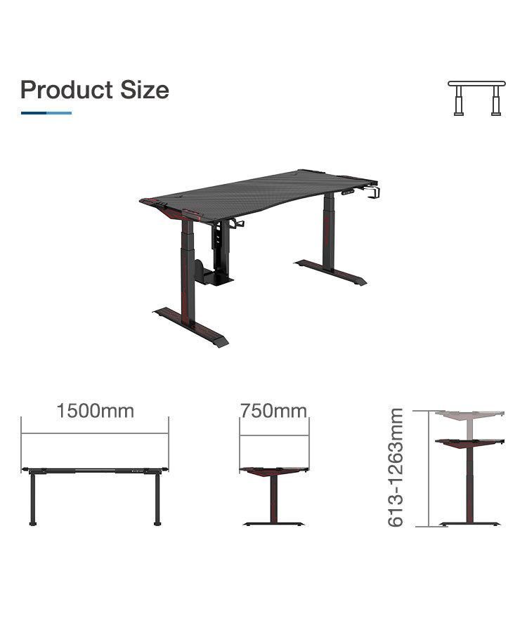 Good Service Sample Provided Modern Design China Wholesale Jufeng-Series Gaming Desk