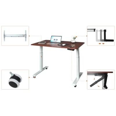 Office Furniture Electric Hand Crank Manual Stand Steady Standing Desk