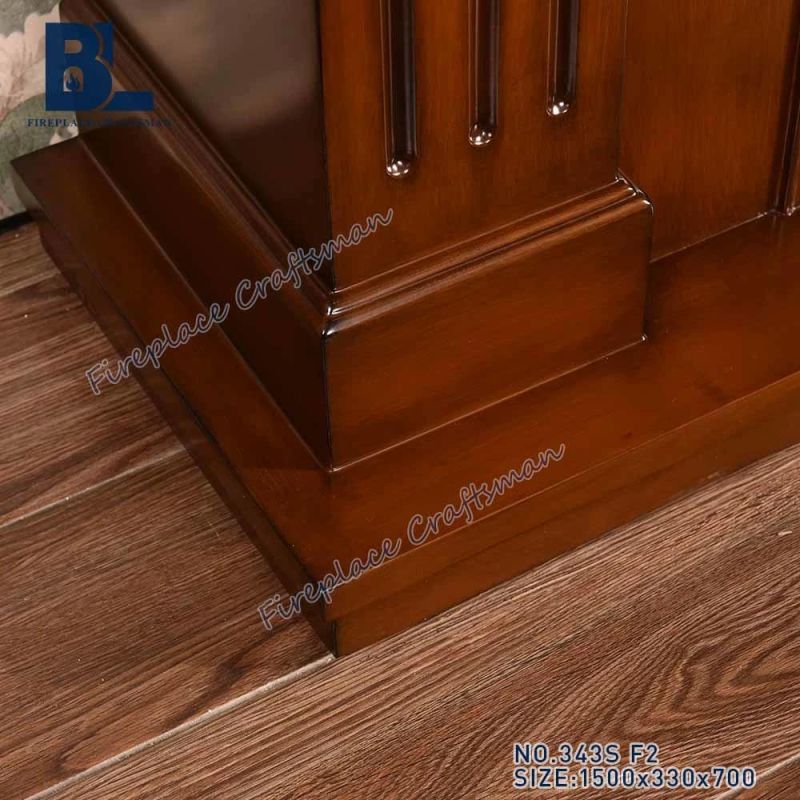 Modern Appliance Heater Wood Burning Insert Electric Fireplace Mantel Hotel Lobby Furniture with CE Certifitate for Decoration