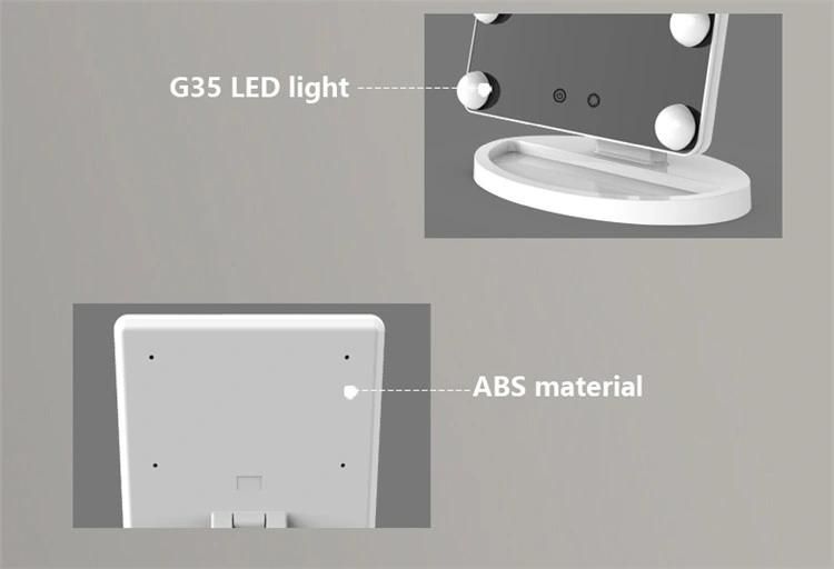 High-End LED Makeup Hollywood Mirror for Hairdressing