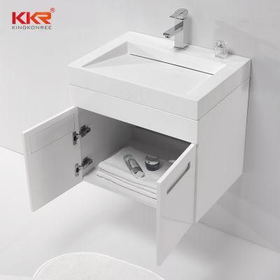 Modern Design Wash Solid Surface Basin Bathroom Cabinets