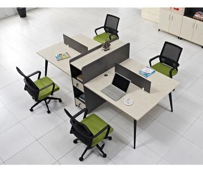 Modern Office Furniture Table Combination Four Screen Partition Panel Furniture