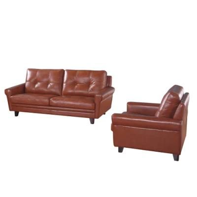 Sunlink Wooden Frame Sofa Set Furniture with Stainless Steel Legs Living Room Furniture Sofa