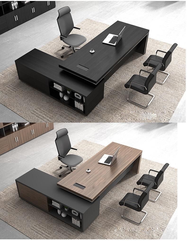 Luxury Foshan Custom CEO Table Office Wooden Table Executive Desk Modern Office Furniture