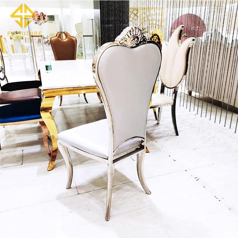 Factory Gold Banquet Stainless Steel Rose Golden Chair