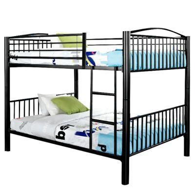 Double Single Metal Kids King Twin Sleeper Bunk Cots Bed Furniture