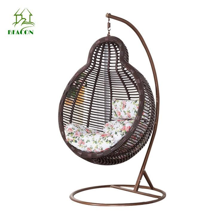 Modern Outdoor Garden Patio Leisure Rattan Aluminum Swing chair