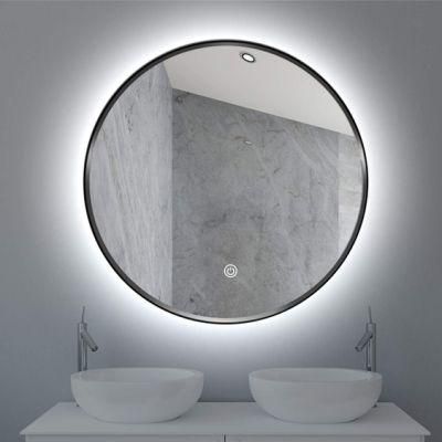 Framelss Round Decorative Decor Backlit Wall Mirror Lighted Bathroom Mirror