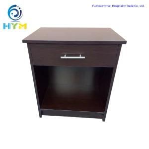 Quality Inn Modern Black MDF Bedside Table