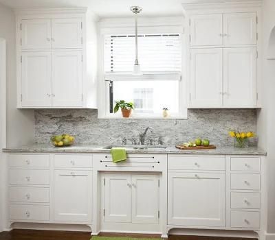 Factory Wholesale Small Kitchen Cabinets Designs White