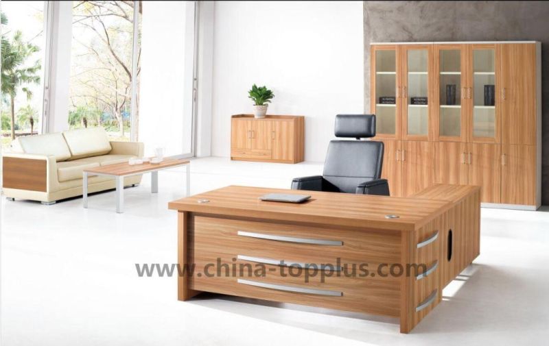 MDF Table Top Modern Office Table L Shape Desk Office Furniture (M-T1809)
