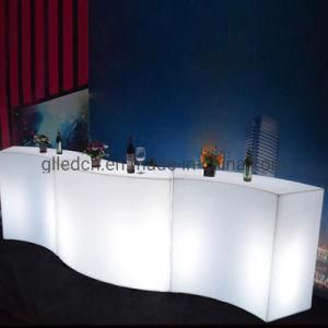RGB LED Plastic Bar Counter Professional Price for Sale