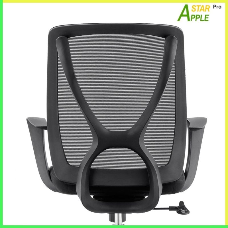 Black 7 Shaped Armrest as-B2185 Swivel Chair Made of PP