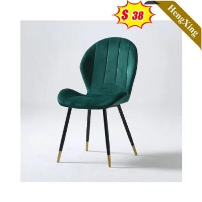 Green Velvet Wedding Decor Hotel Room Dining Chair Restaurant and Coffee Shop Chair