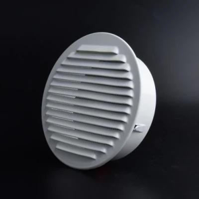 HVAC Outdoor Air Outlet Round Aluminum Customized Sizes Air Vent Louver