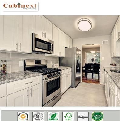 MDF White Modern Kitchen Cabinet Customized