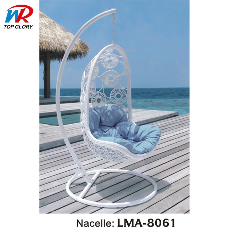Modern Furniture Water Patio Outdoor Garden Rattan Egg Hanging Swing Chair