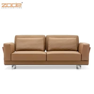 Zode Modern Home/Living Room/Office Comfortable Luxury Warm Stlye White Living Room 4 3 1 Leather Sofa Set