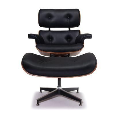 Modern Design Living Room Furniture High Quality Leather Lounge Chair with Ottoman