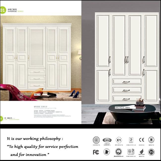 Modern PVC Sliding Door Bedroom Wardrobe