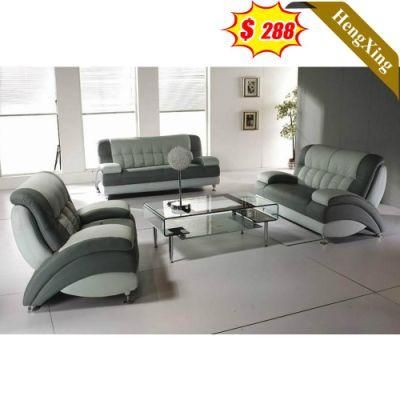 Foshan Factory Cheap Price Home Furniture Living Room Sofa PU Leather 3-Seat Sofas