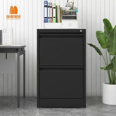 European Style Two Drawer File Cupboard, Modern Steel Office Furniture.