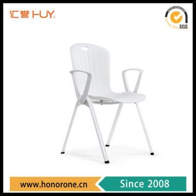 New Design Training Reception Office Chair with Armrest and Metal Frame