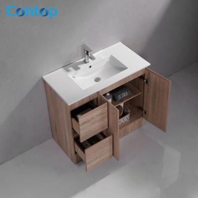 2021 China New Design Modern Sanitary Ware Set Bathroom Wooden Furniture Cabinets Vanity