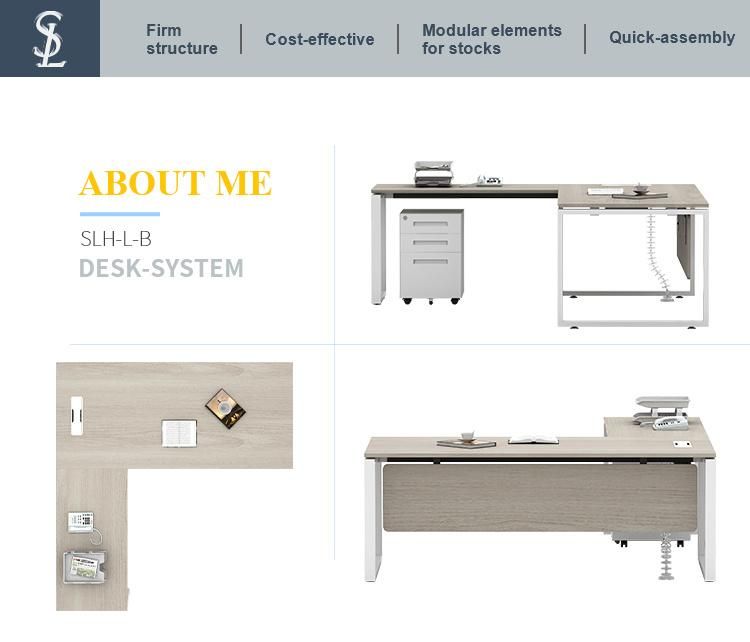 Office Furniture Executive Desk Modern Boss L Shape Director Table