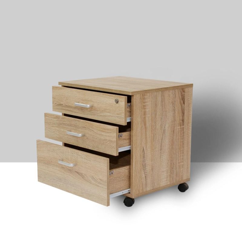 Office Furniture Wood Frame Storage Organizer Chest Filling Cabinet
