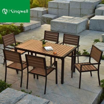 Modern Garden Furniture Restaurant Dining Set Outdoor Table Set for Sale