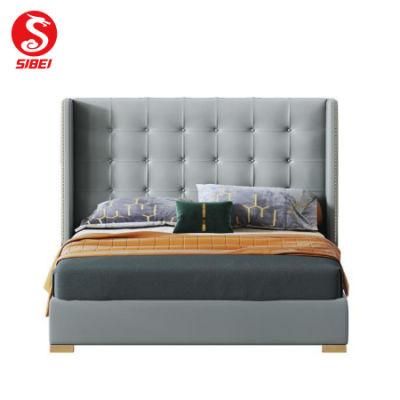 Hot Sale Complete Bedroom Set Modern High Gloss Home Furniture Storage Bedroom Bed