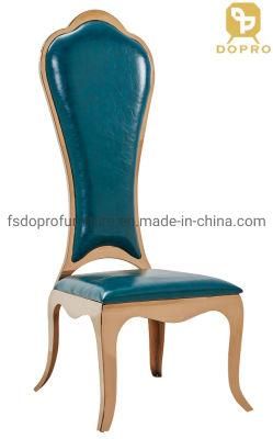 High Quality PU High Back Dining Chair Modern Living Room Chairs for Restaurant and Coffee Shop