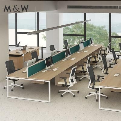Hot Sales High Quality New Model Modular Steel Metal 8 Person Workstation Open Used Modern Office Furniture