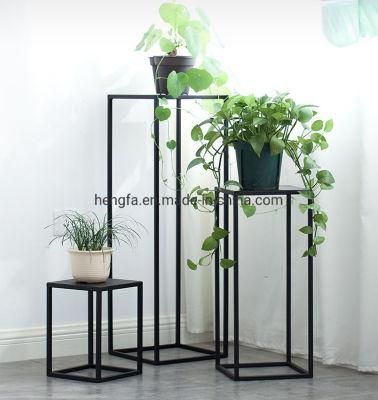 Modern Metal Wedding Aisle Flower Rack Iron Black Matte Display Stand