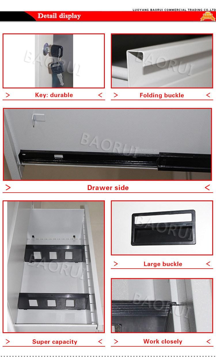 Steel Office Furniture Manufacturer Modern 4 Drawer Steel File Cabinet