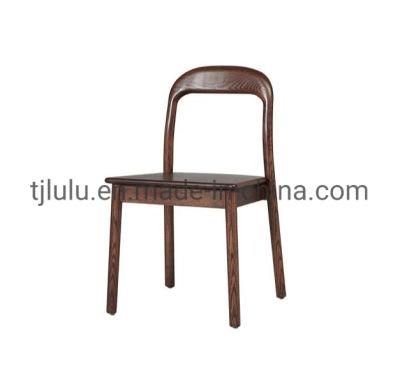 Manufacture Supply Cheap Price Modern Design Home Decor Restaurant Furniture Wood Dining Cafe Chairs Wooden Living Room Chair
