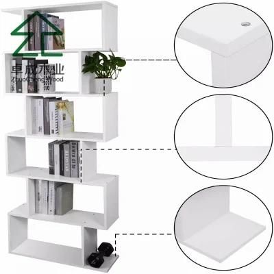 White Melamine MDF Bookcase for Child