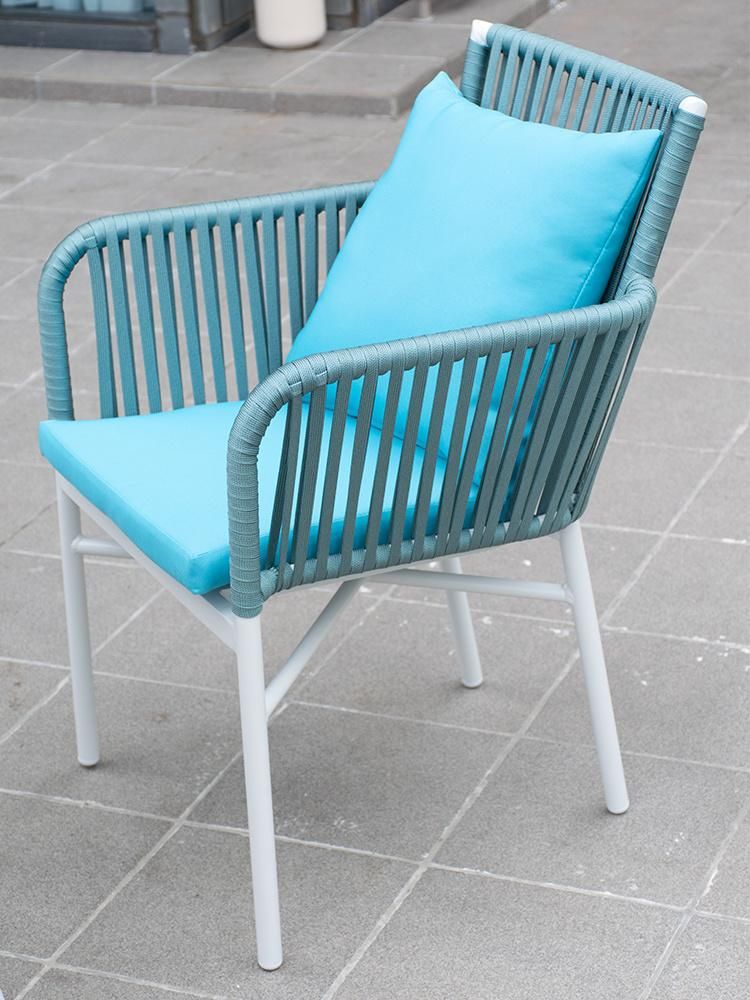 Cafe Stackable Colored Aluminum Chairs Modern Furniture Outdoor
