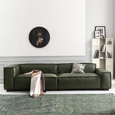 L Shape Modern Three Seats Living Furniture Room Sectional Sofa