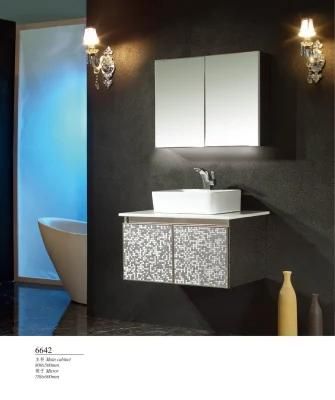 Mosaic Stainless Steel Modern Wall Bathroom Storage Home Hotel Furniture
