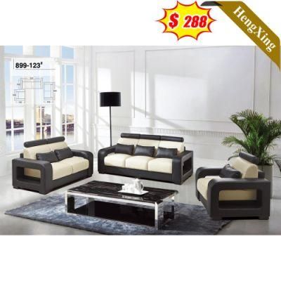 Modern Office Living Room Furniture Customized Color Sofas Set PU Leather Fabric 1/2/3 Seat Sofa