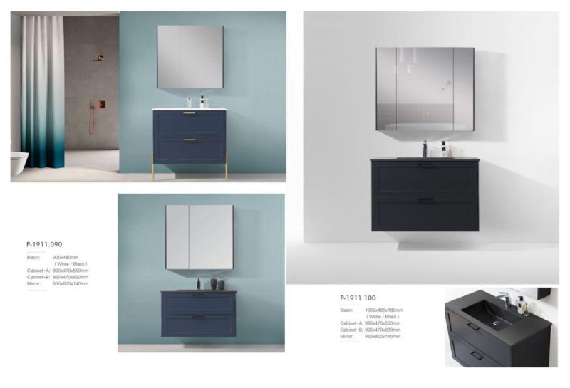 Hot Selling Modern Plywood Customized Bathroom Storage Cabinet